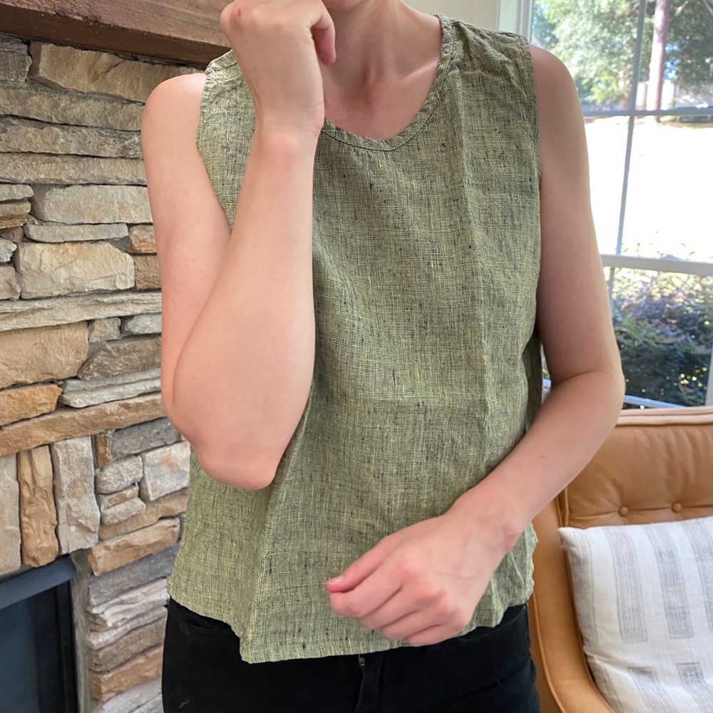 FLAX linen top